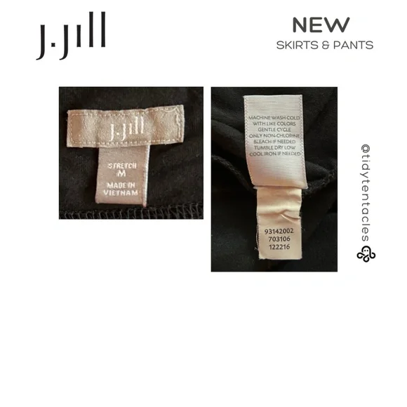 J.Jill Black Maxi Skirt Women's Size Medium - Picture 5 of 5